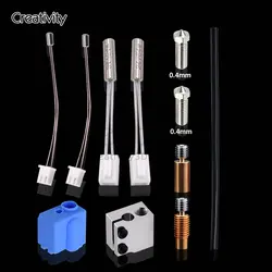 3D Printer Sidewinder X1 Genius Cover Plated Copper Volcano nozzle Bi-metal Heat break Cartridge Heater Thermister