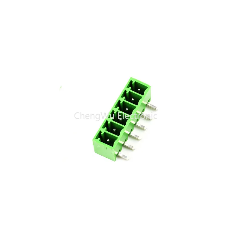 5pcs 15EDG 3.5mm/3.81mm 2/3/4/5/6/7/8/9/10Pin KF2EDG PCB Screw Terminal Block Straight Needle Right Angle Pin Header Socket