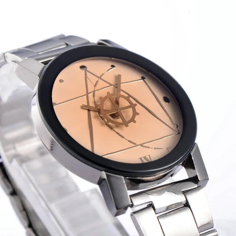 남성 시계 탑 브랜드 럭셔리 스테인리스 스틸 커플 손목시계 패션 캐주얼 손목시계 밴드 여성 시계 선물 쿼츠 시계