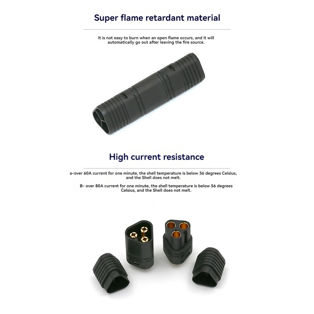 ممتاز! 10 أزواج MT60 موتور 3 القطب موصل التوصيل الذكور والإناث ل RC ESC إلى المحرك