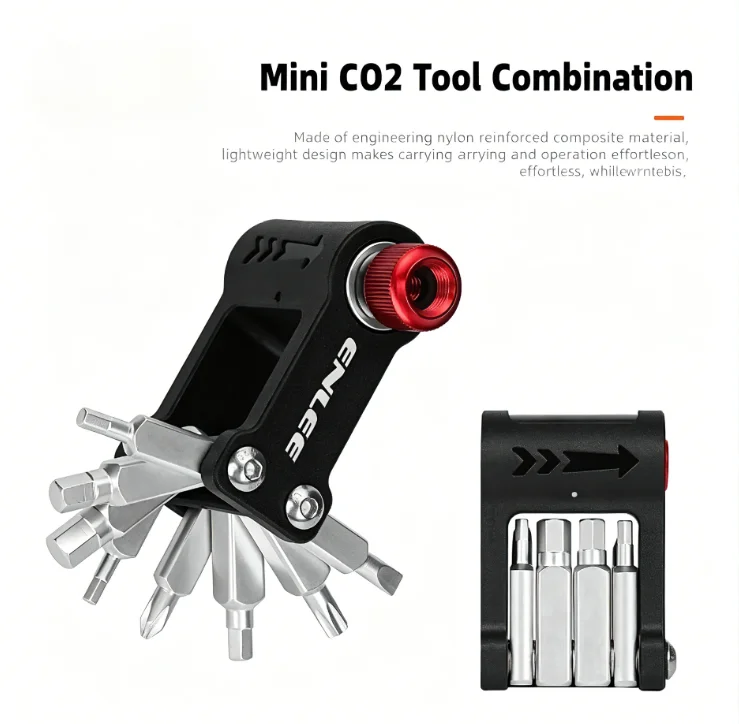 9-in-1 Portable Bike Multitool Mini Multifunctional Screwdriver Set Compact Bicycle Repair Tool Household Portable Maintenance