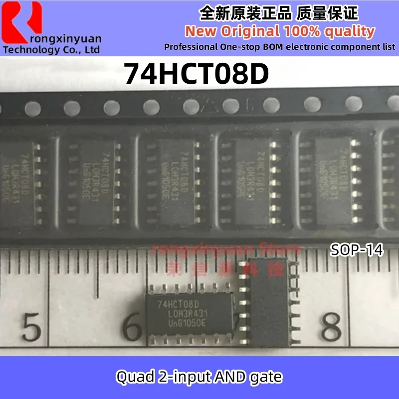 10 Stück 74HCT08D 74HC4066D 74AHC08D 74ABT126D 74HCT125D M74HC04RM13TR 74HC04 M74HC04 SOP-14 74HCT08 74HCT125 Neue 100% Qualität
