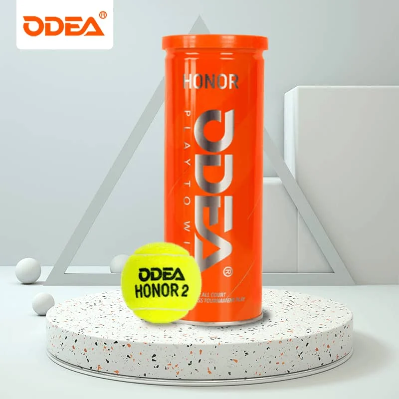 

ODEA Tennis Ball Professtional Game Tennis Balls Wool ITF Approved Advanced Pressured Training Tennis Ball 3 Balls/Can Tenis