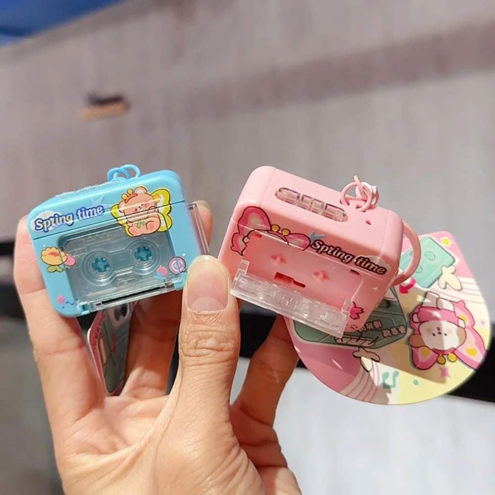 

Portable Music Key Chain Holder Musical Instrument Toy Can Record Key Storage Holder Music Box Movement Keychain