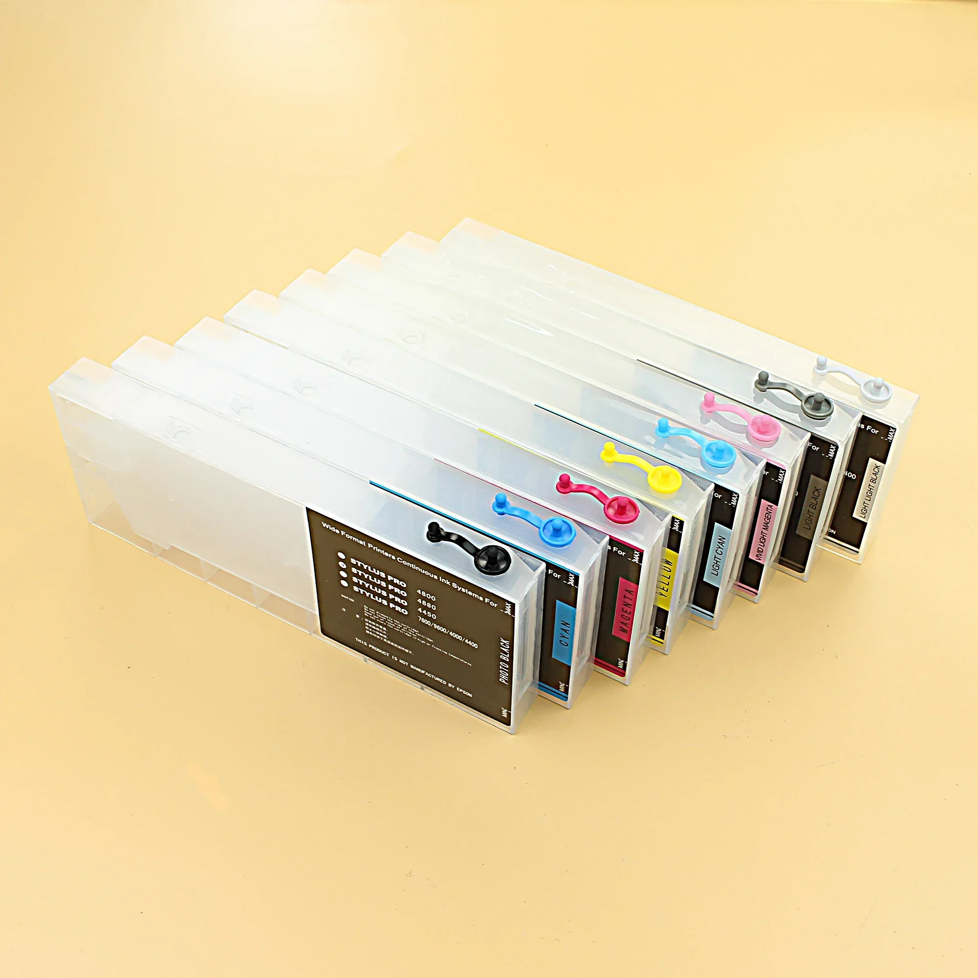 4400 Cartridge Printer Ink Cartridges with Chip for Epson Stylus Pro4880 4800 4400 4450 7600 9600 4000 Refilled Print Cartridges