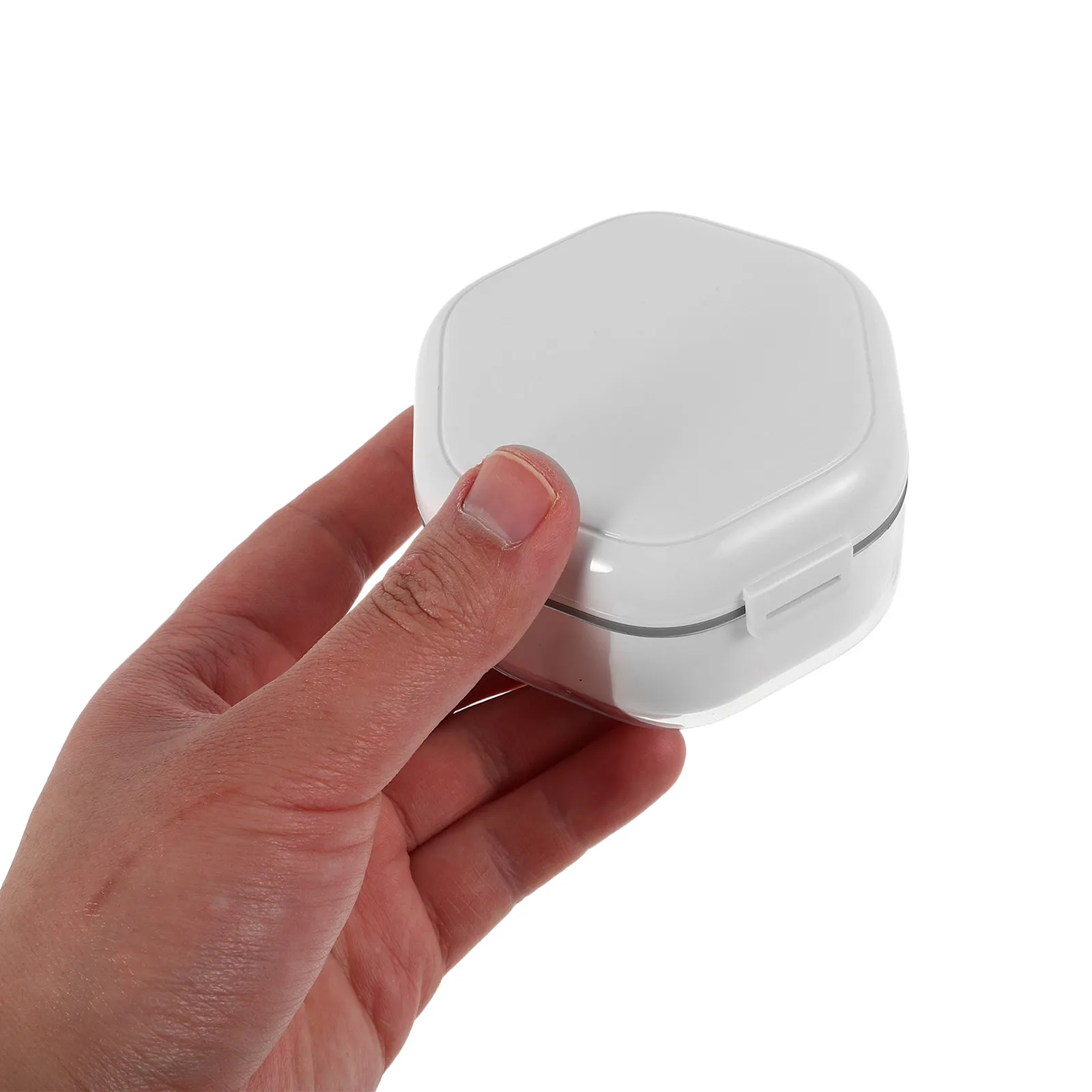 

Invisible Aligner Travel Storage Box Portable Plastic Retainer Holder Soaking Case Teeth Braces Protection Home Bathroom