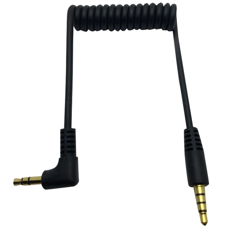 3.5Mm Audio Cable - Dual Male 3.5Mm TRRS To TRS Universal Cable For Microphones