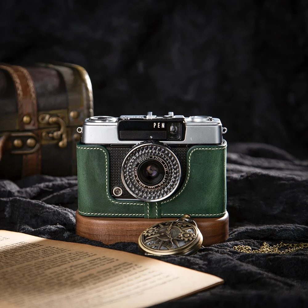 

Защитный чехол, сумка для фотоаппарата, натуральная кожа, чехол для половины камеры, чехол для Olympus PEN EE-3/EE/EE-2, аксессуары для фотосъемки