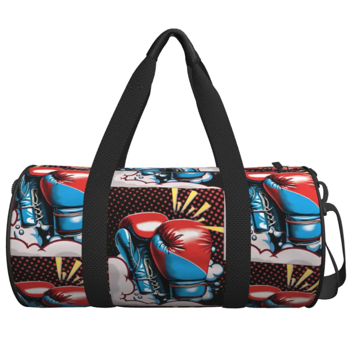 Boxing Gloves Pop Art-bayingimg Gym Bag Swimming Sports Bags Couple Design with Shoes Colorful Fitness Bag Portable Handbags