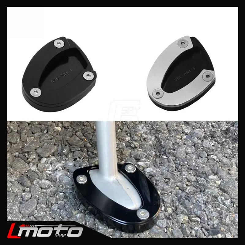 

For Street Triple 765 675 RS Daytona Moto2 765 Motorcycle Accessories Foot Side Stand Plate Kickstand Pad Enlarger Extension