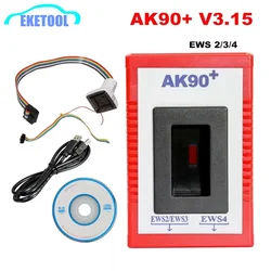 AK90+ Sleutelprogrammeur EWS 2/3/4 Sleutelcodelezer V3.19 Nieuwste Versie AK90 Sleutelmaker Programmeer Scanner