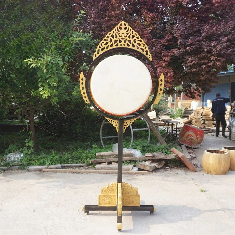 

Western Regions Dunhuang series big drum, Chinese style vertical background drum, living room ornament handicrafts outdoor