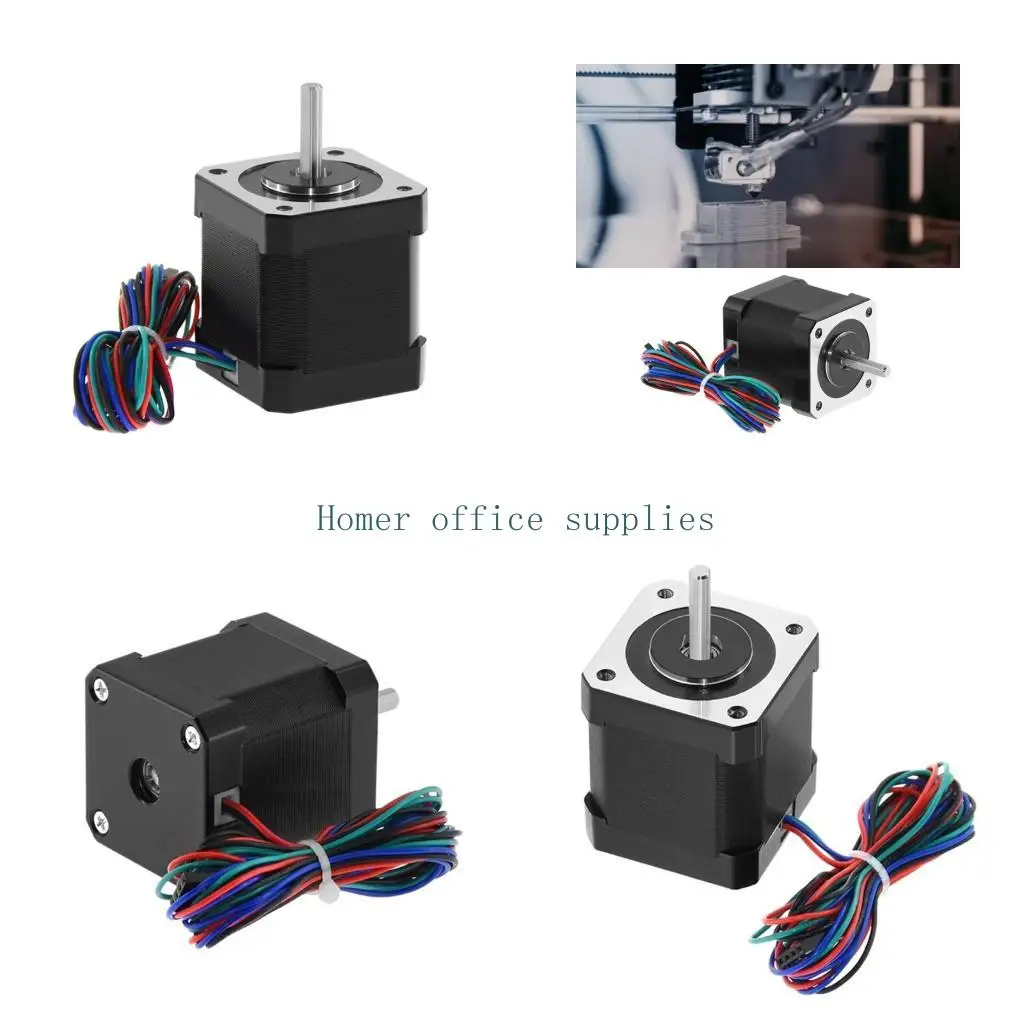 

K43B 17HS19-2004S1 Двигатель 59 Нсм (84 унции дюйма) 2A 4-выводной шаговый двигатель Nema 17 для 3D-принтера с ЧПУ