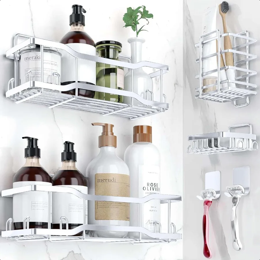 

Простыня для ванной комнаты The Athena Silken, 4 комплекта, клейкая лента емкостью 40 фунтов, без дрели, нержавеющая, великолепная, с порошковым покрытием, 304 S