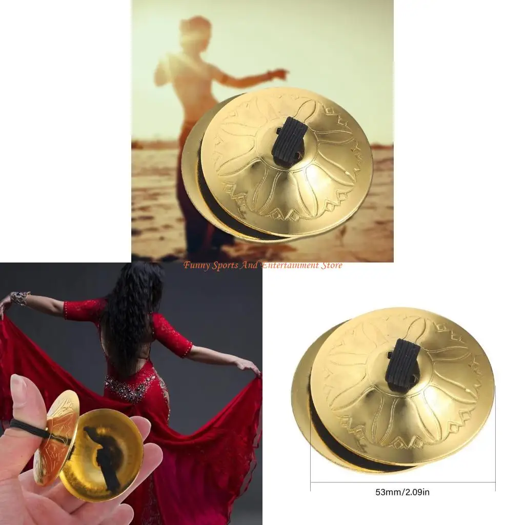 

C4DE Finger Cymbals Children Musical Instrument Toy Metal Early Education Baby Toy