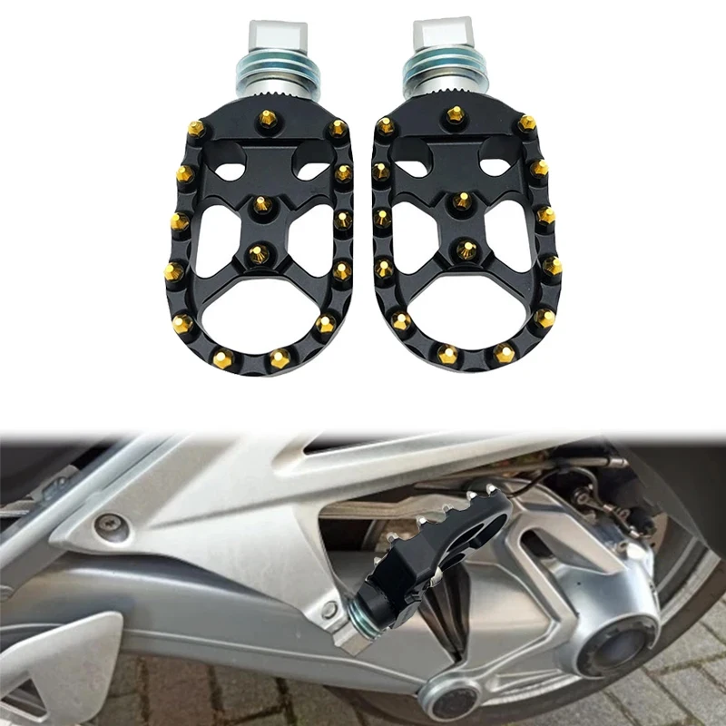 Motorcycle Adjustable Rear Footrest Foot Pegs Passenger Footrest Foot For BMW F650GS Dakar G650GS G650 GS G 650 GS 2009-2018