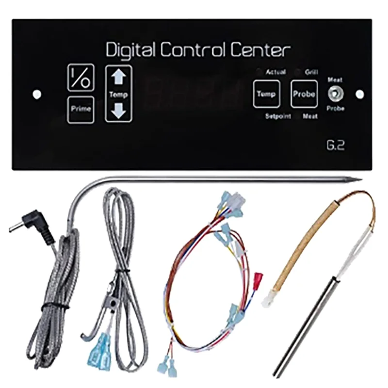 MCGS-G2 Control Board , Digital Thermostat Control Board Kit for Louisiana CS570 CS450 LG700 LG900 Grill Parts EU Plug