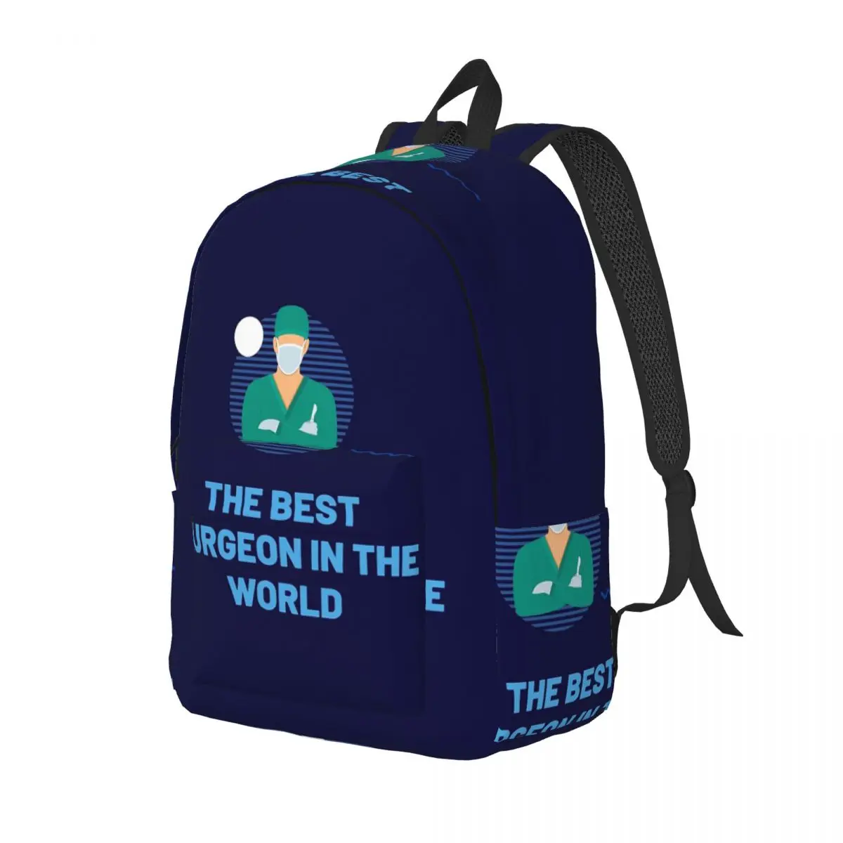 

The Best Surgeon In The World Backpack Daypack Large Capacity Kids BookBag School Bag Shoulder Bags for Boys Girls