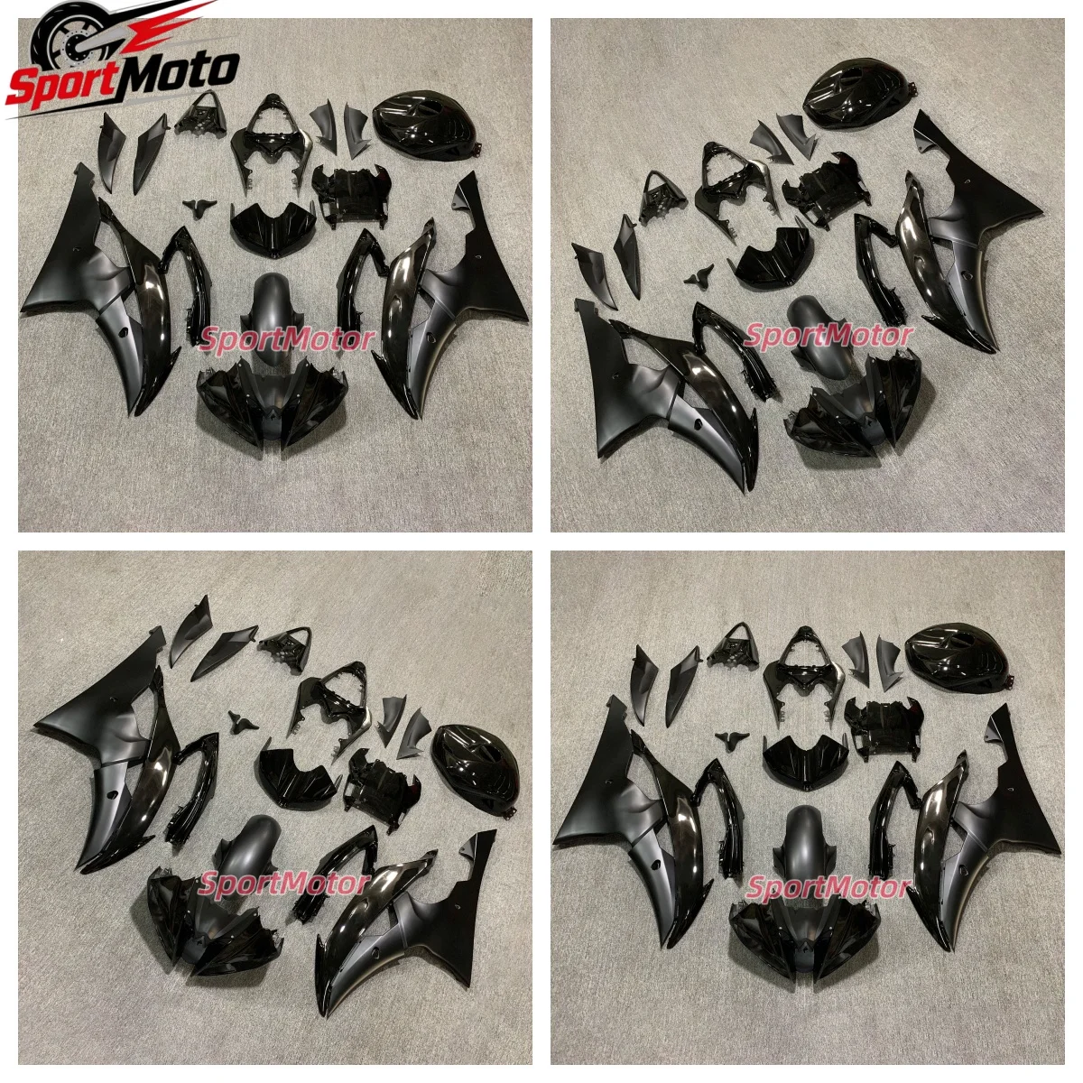 Fairing Kit Fit For Yamaha YZFR6 2008-2016 Front Fender Upper Mid Rear Panel Tail Inner Wings Cowl Belly Pan Under Tank Cover
