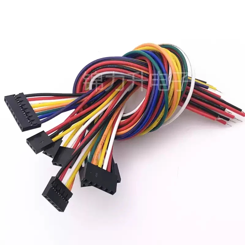10Pcs 2.0MM Pitch Dupont Line Single/Double Row 2P 3P 4P 5P 6P 7P 8Pin Dupont Cable Connector Jumper Cable Wire 20CM