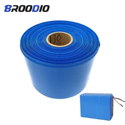 70mm - 210mm 18650 Filme de bateria de lítio Tubo termorretrátil Tubo termorretrátil Cobertura de envoltório de íon de lítio Mangas de fita retrátil de PVC Acessórios da tampa Tubo termorretrátil de PVC