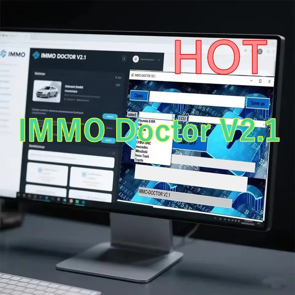 Software de ajuste de chip ECU automotriz HOT IMMO Doctor V2.1, keygen multimarca ilimitado para herramientas SIM2K MT38 ME 17.9.2 MED17.9.8