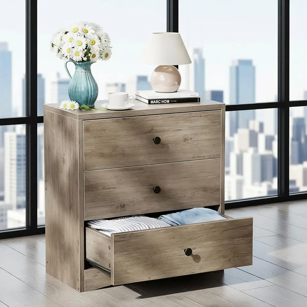 

Тумбочка, прикроватные тумбочки, деревянная прикроватная тумбочка в фермерском доме с 3 ящиками для хранения, небольшой деревянный комод, прикроватная тумбочка