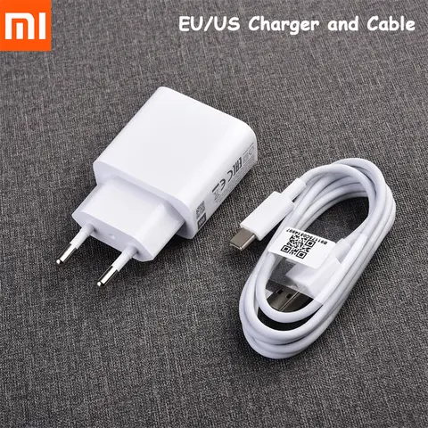 MDY-09-EW Originale Xiaomi EU/US Caricatore 10W 5V2A Tipo C Cavo Per Mi 5 6 8 9 Redmi A3 A4 Pro Nota 6 7 8 9 10 A POCO C85 C75 C65