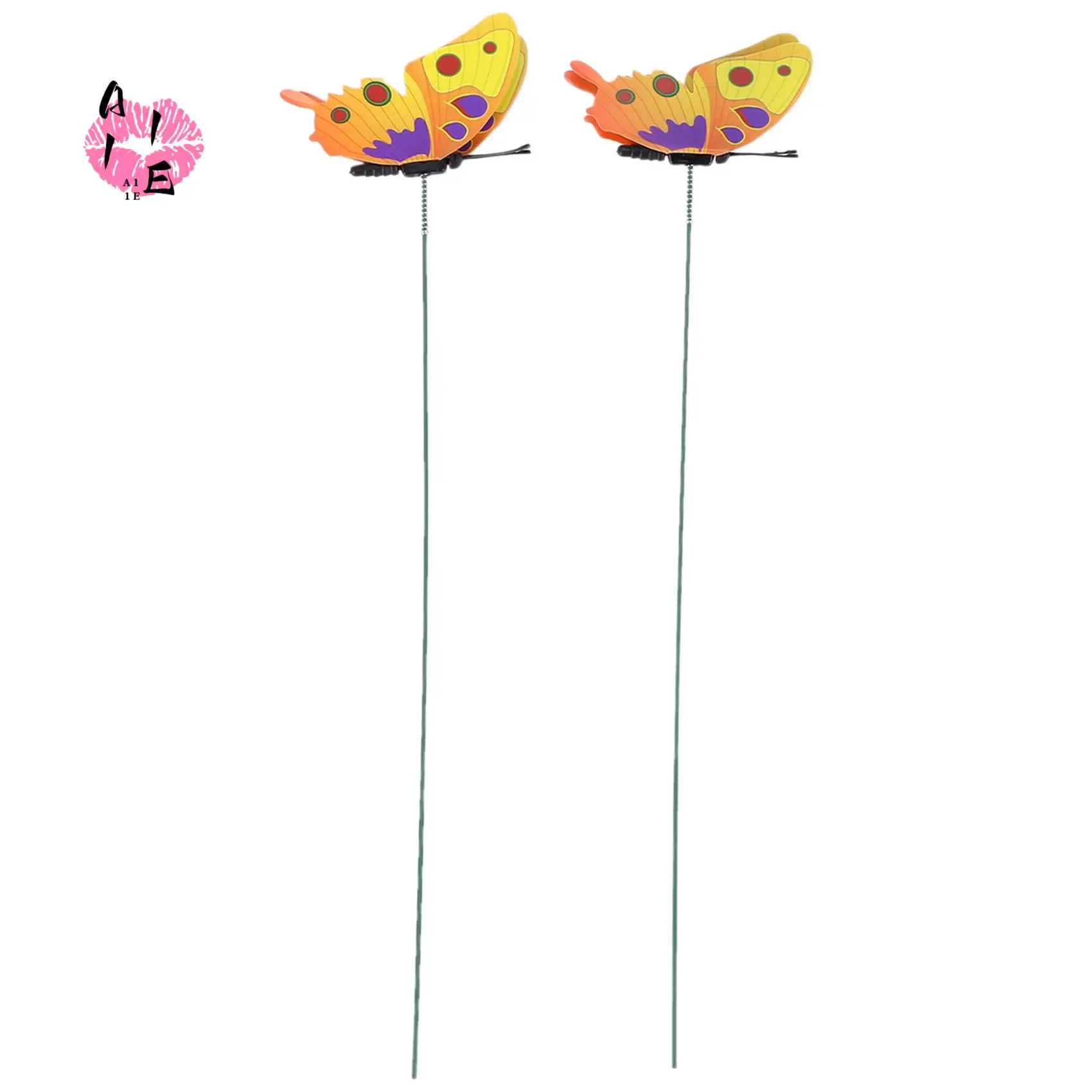 A11E-20 Pieces Garden Butterflies Stakes And 4 Pieces Dragonflies Stakes Garden Ornaments For Yard Patio Party Decorations, Tota