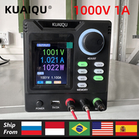 KUAIQU RS232/USB Programmable DC Power Supply Adjustable 1000V 400V 800V 600V1A 30V 10A 5A Memory Storage, Output, Software PC
