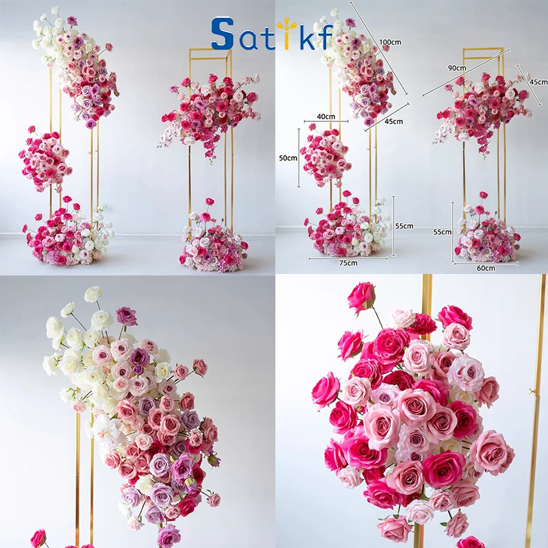 Cruz Adornada con Flor Artificial: La Solución Perfecta para Bodas, Recordatorios y Espacios Sagrados