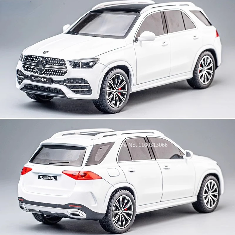 1/24 Scale High Simulation GLE Alloy Car Model Diecasts Vehicle Model Toys with Sound Light Pull Back SUV Models for Kids Gifts