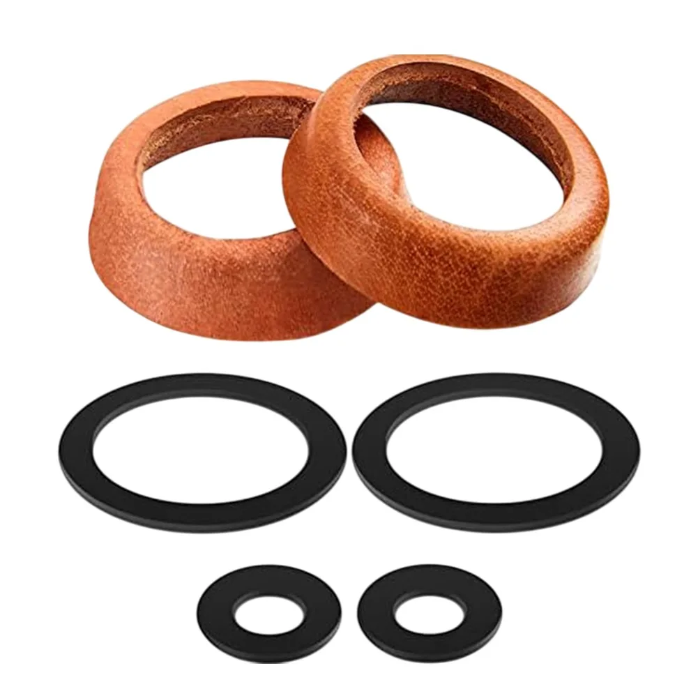2Sets Handle Pump Replacement Parts Leather Seal Kit Type 75 Leather Sleeve And O-Ring Seal Piston Sleeve For Hand Pump Seal