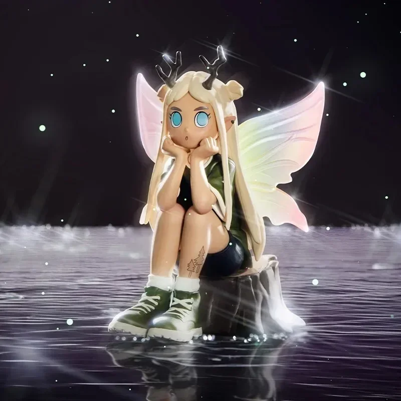 Pop Mart Peach Riot Punk Fairy Series Blind Box Guess Bag Desktop Decoration Cute Model Gift Girl Blind Bag Toys Anime Figure