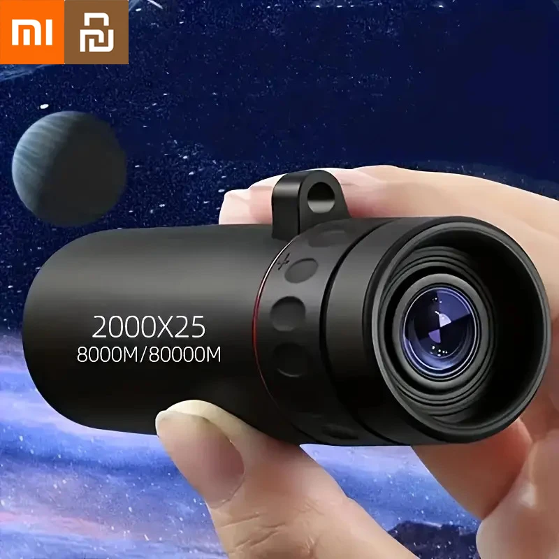 Xiaomi Youpin Telescope 2000X25 Hd Monocular Telescope Monocular High Power Night Vision Telescope Mini Portable Scope Travel