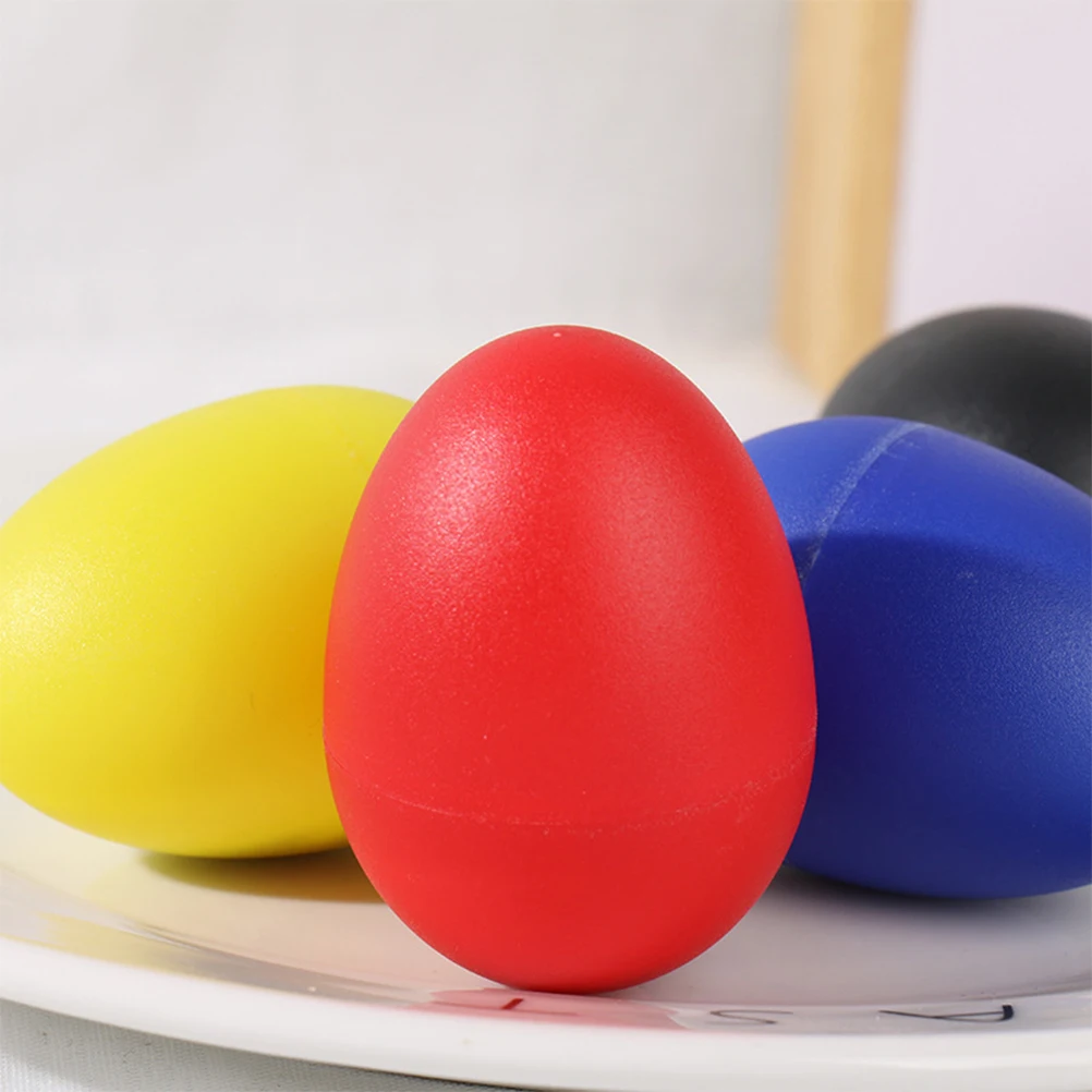 

12 Pcs Kids Music Instruments Egg Musical Eggs Maracas Child Toy Wooden Shaker Percussion