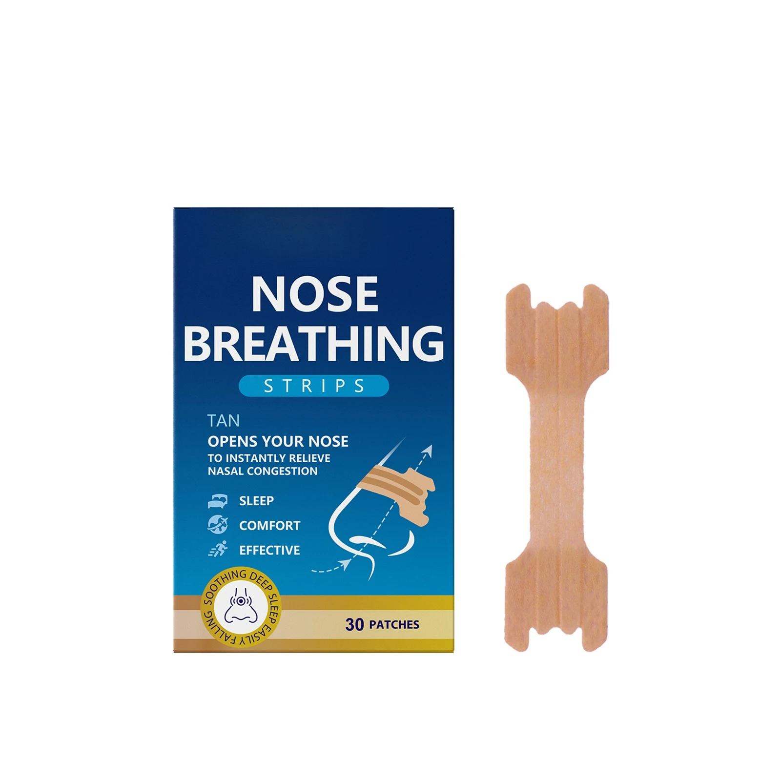 

Nursing nose sticker, relieving nasal discomfort, anti-snoring and snoring at night, sleeping care nose sticker