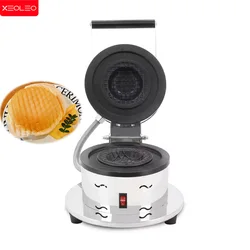 XEOLEO Electric Ice Cream UFO Burger Maker 1000W Hamburg Gelato Panini Press Ice Cream Waffle Machine 10CM Sandwich Press Maker