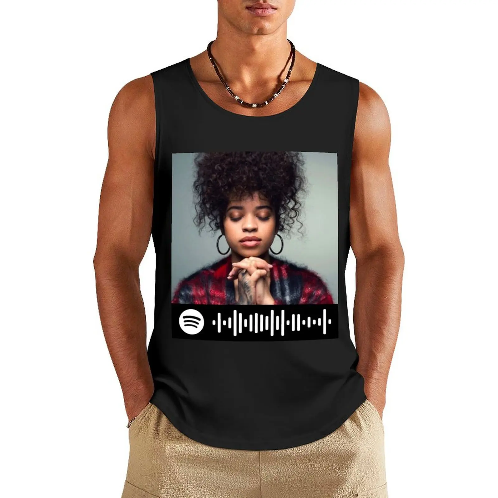 Майка Ella Mai Мужская, майка без рукавов, облегающая футболка, летняя одежда