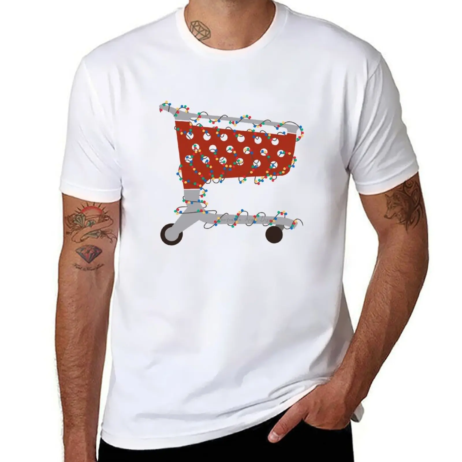 

Retail Holiday Lights Cart T-Shirt t shirt for man t shirts for man graphic funny T-Shirt
