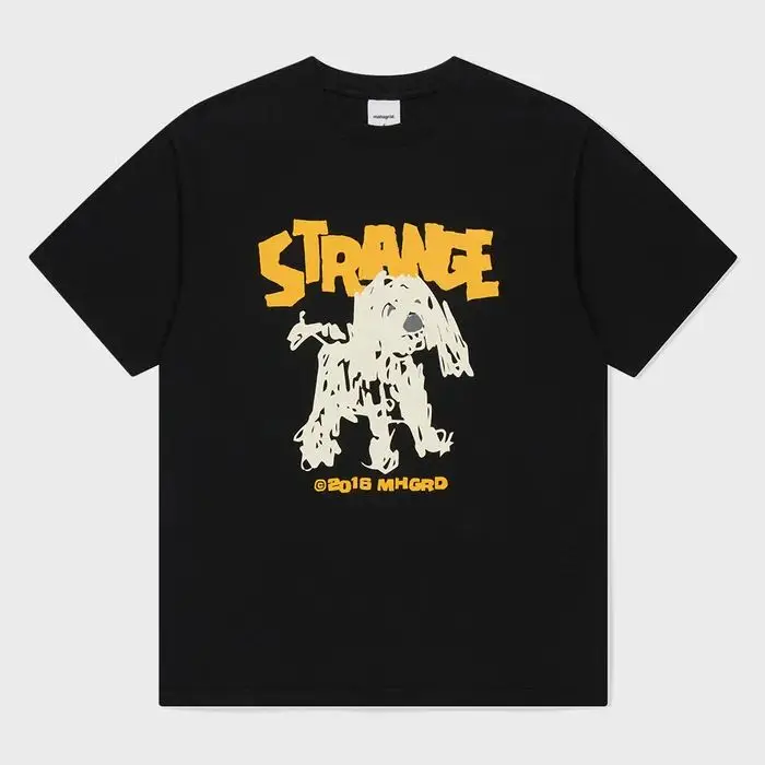 

Футболка мужская хлопковая черная с графическим принтом «Крылатый ангел» и буквой B, бренд Brandname Clothing Department Los Angeles, лето 2026