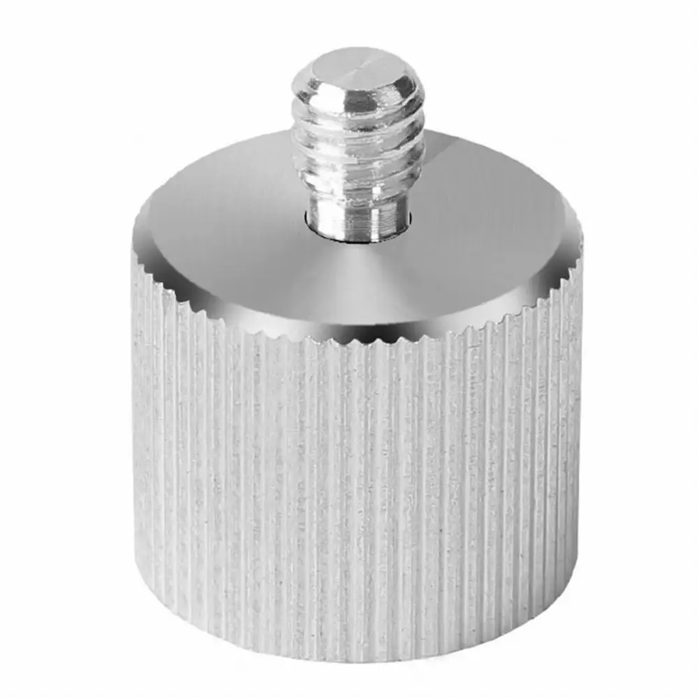 Compatible 5/8 to For 14 Thread Adapter for Mic Stands 1pc Aluminum Alloy Design Essential for Tripod and Level Use