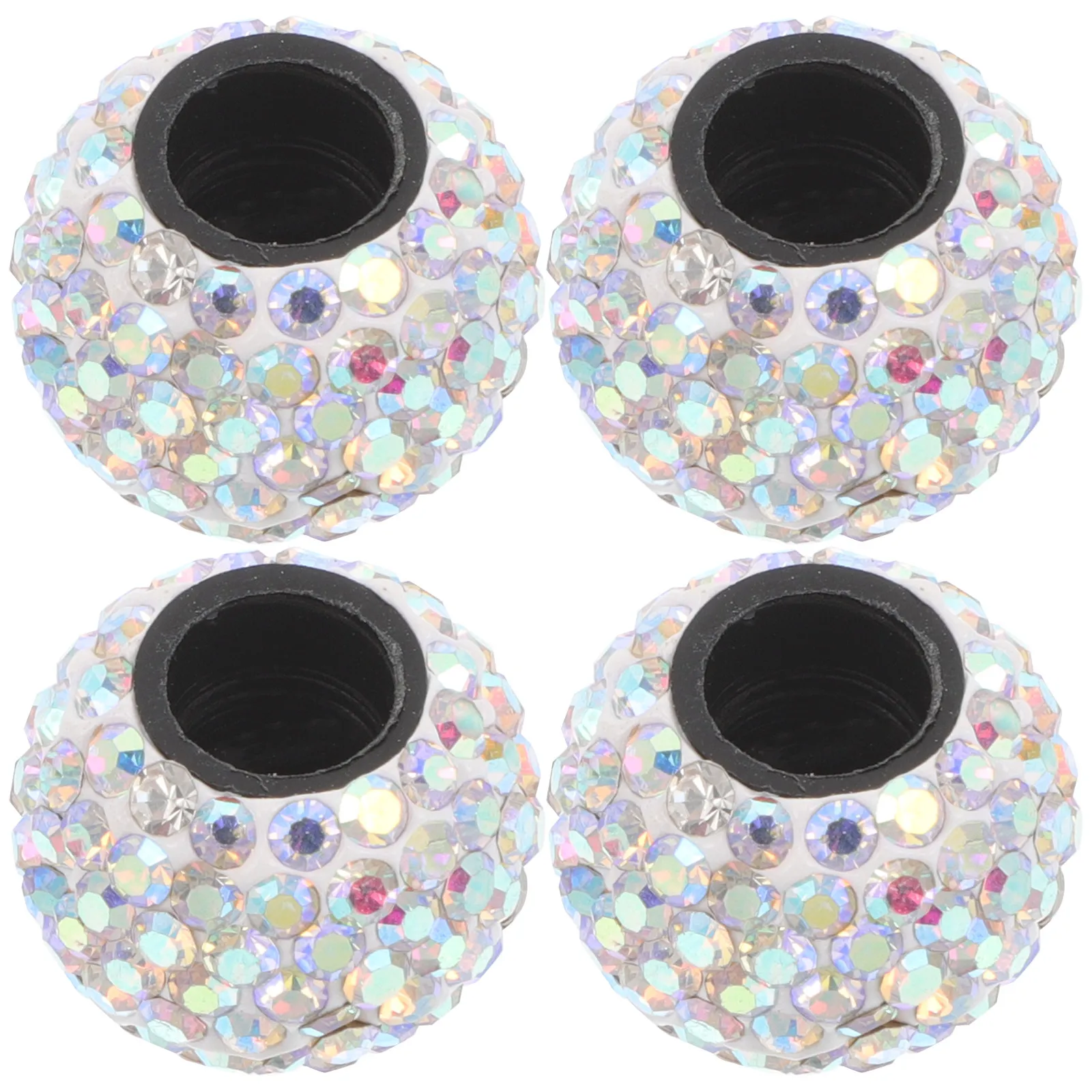 

4Pcs Diamond Tire Valve Caps Bling Crystal Design for Cars Bikes Motorcycles Universal Valve Stem Cover Dust Water Resistant