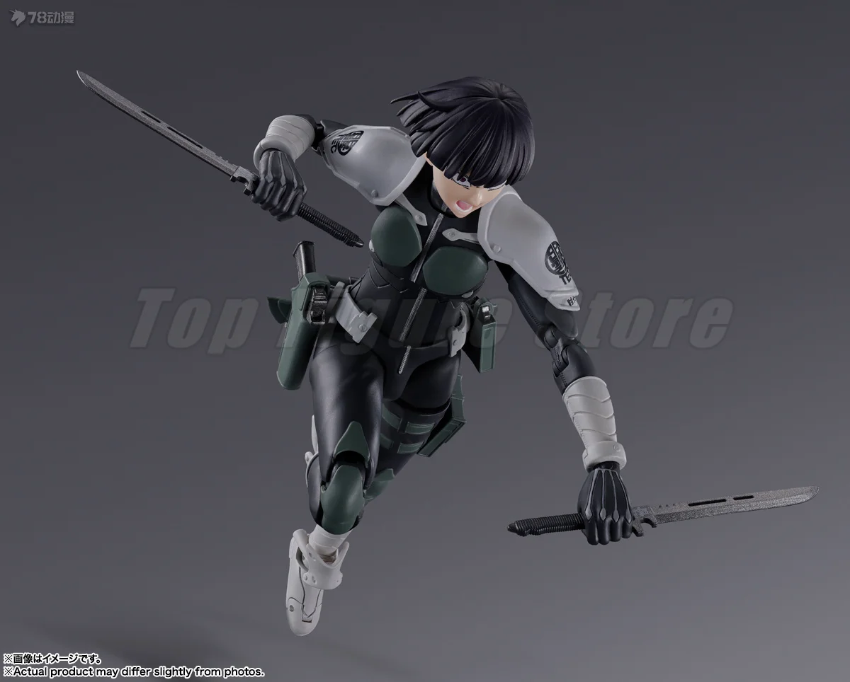 Original Bandai SHF KAIJU No.EIGHT SOSHIRO HOSHINA Figure Finished Model Anime Action Original Bandai Toy Gift for kids In Stock
