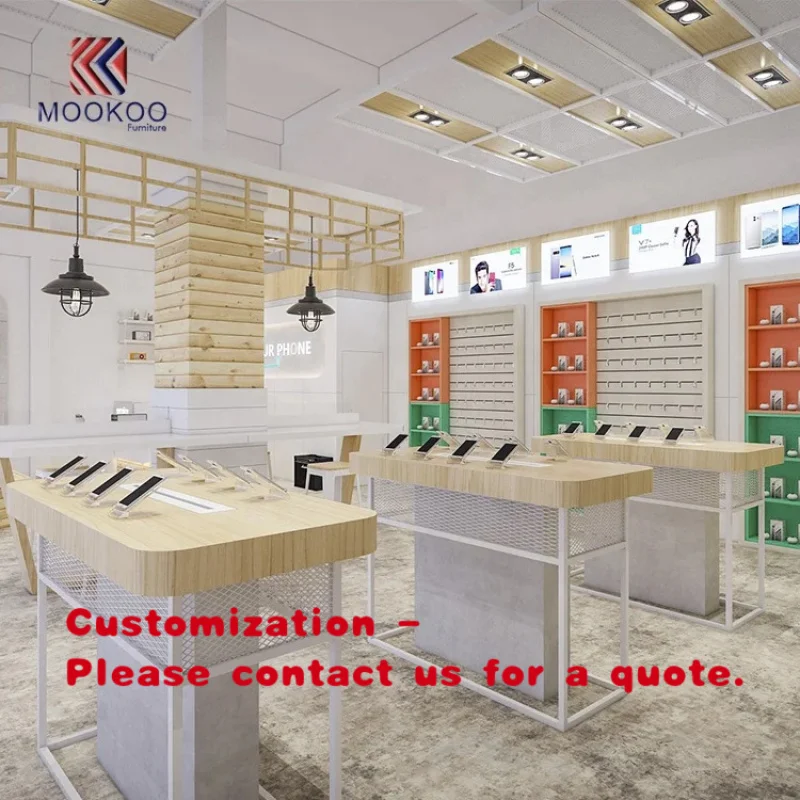 

custom.Mobile Phone Showcase Accessories Kiosk Display Racks