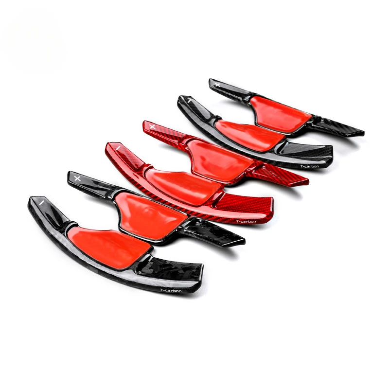 For Cadillac CT4 CT5 XT6 XT4 Extended Wheelbase Real Carbon Fiber Car Steering Wheel Gear Shift Paddle Shifter Extension