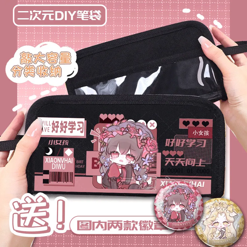 Identitas GAME Anime V Gadis Kecil Pelat Delima Sumber Jahat Kotak Pensil Siswa SMP Periferal Miss Topi Besar