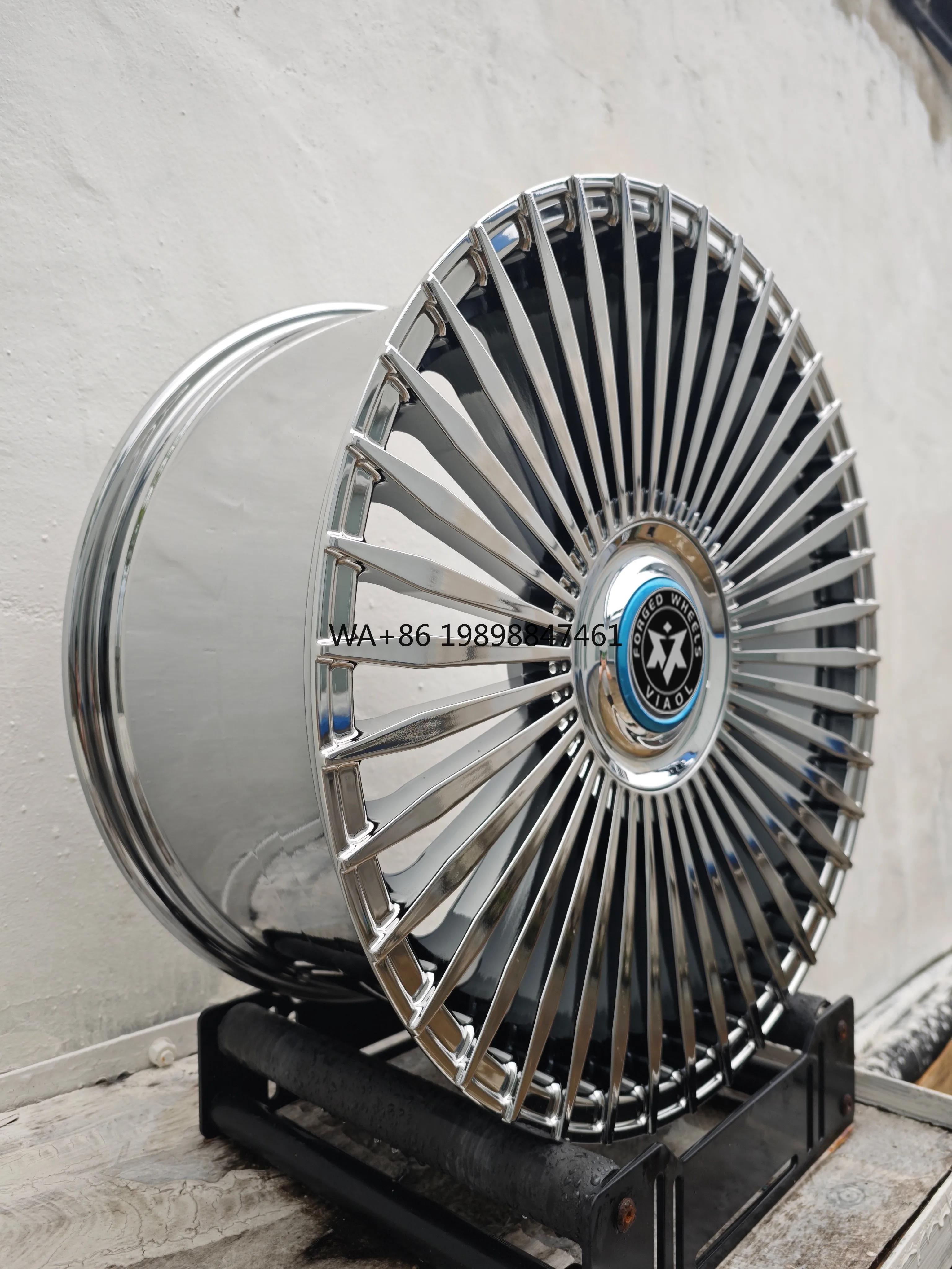 

Custom Forged Alloy Wheel 5x112 5x120 18 19 20 21 22Inch Chrome Plated Bright Floating Center Cap Rim for Benz