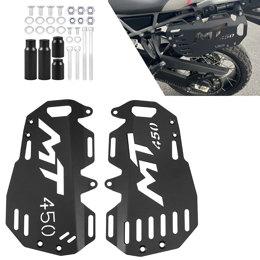 

Motorcycle Storage Bags Luggage Saddlebag Side Box Bracket Carrier Luggage Rack Sidebox Bag Brackets For CFMOTO 450 MT
