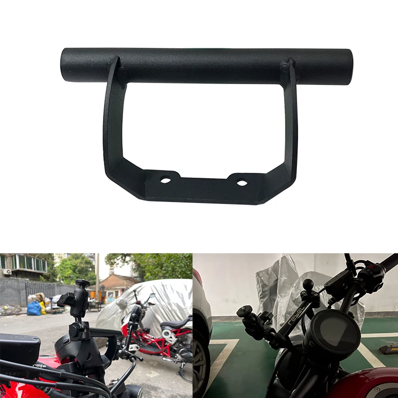 Motorcycle GPS Phone Navigation Bracket Front Bar Phone Holder Mount Stand For HONDA CMX300 CMX500 CMX 300 500 2017-2021